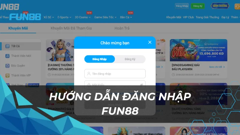 Đăng nhập Fun88 Nhanh Chóng
